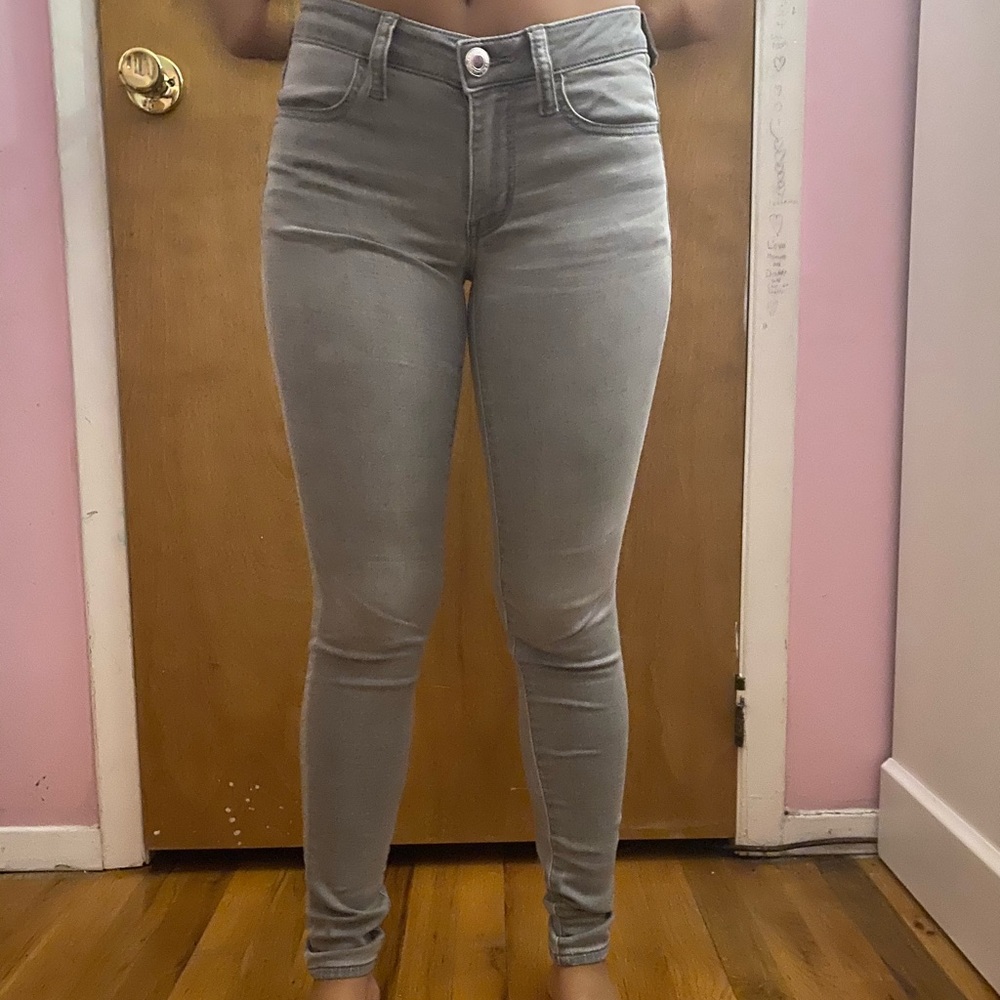 Grey jeans